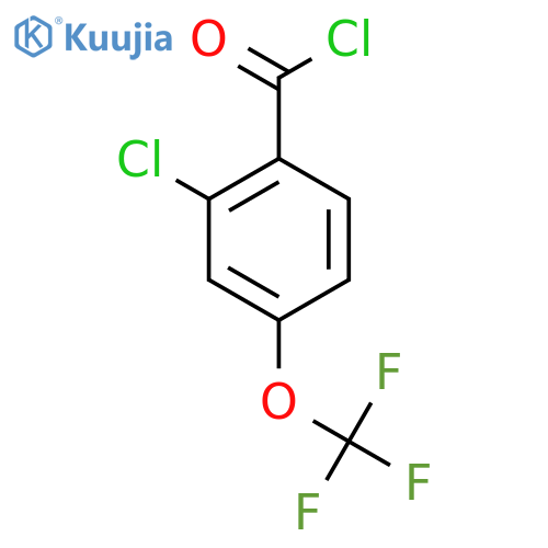 2-Chloro-4-(trifluoromethoxy)benzoyl chloride structure