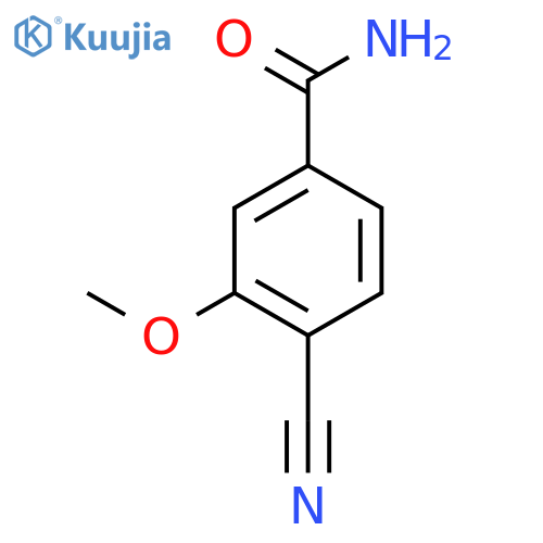 4-Cyano-3-methoxybenzamide structure