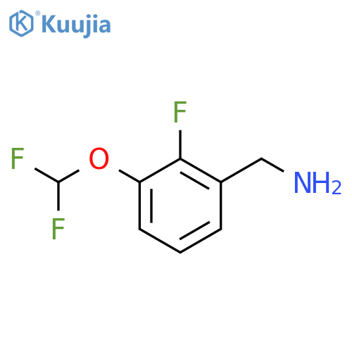 3-(difluoromethoxy)-2-fluorophenylmethanamine structure