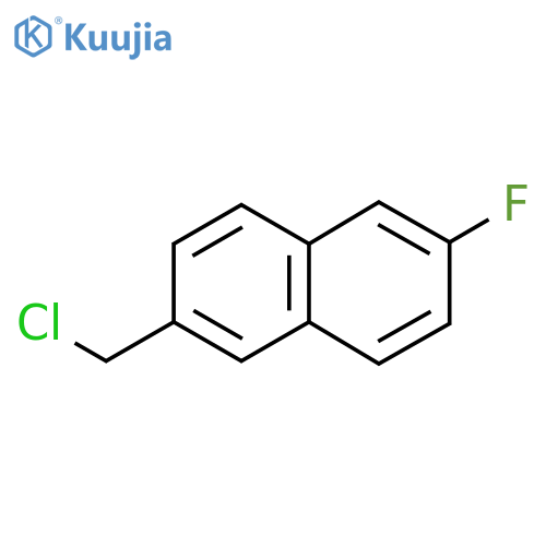 2-(Chloromethyl)-6-fluoronaphthalene structure