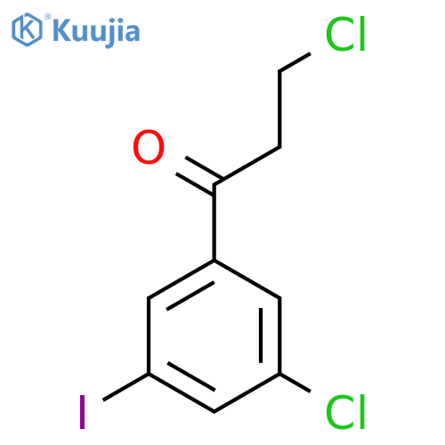 3,3'-Dichloro-5'-iodopropiophenone structure
