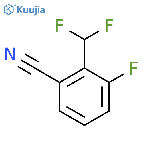 2-(Difluoromethyl)-3-fluorobenzonitrile structure