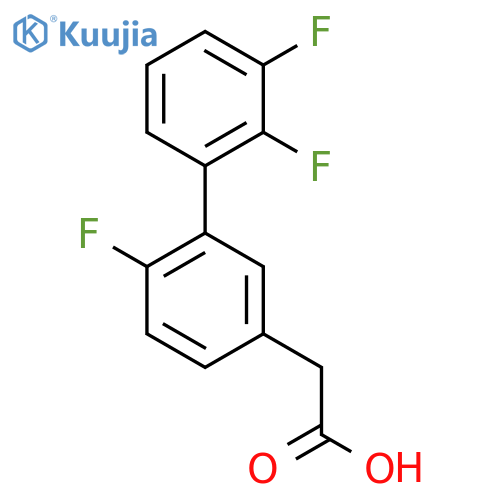 6,2',3'-Trifluorobiphenyl-3-acetic acid structure