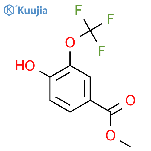 Methyl 4-hydroxy-3-trifluoromethoxybenzoate structure