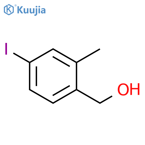 (4-Iodo-2-methyl-phenyl)-methanol structure