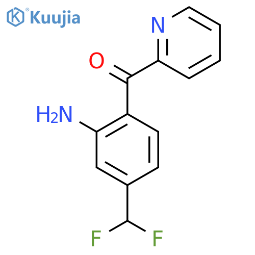 2-(2-Amino-4-(difluoromethyl)benzoyl)pyridine structure