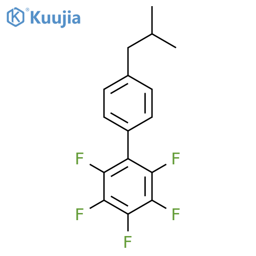 4'-Isobutyl-2,3,4,5,6-pentafluorobiphenyl structure
