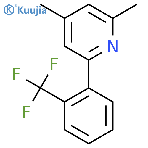 2,4-Dimethyl-6-(2-(trifluoromethyl)phenyl)pyridine structure