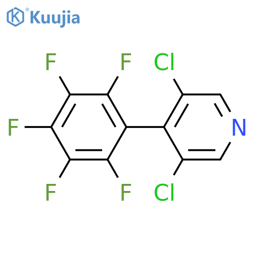 3,5-Dichloro-4-(perfluorophenyl)pyridine structure