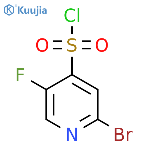 2-Bromo-5-fluoropyridine-4-sulfonyl chloride structure