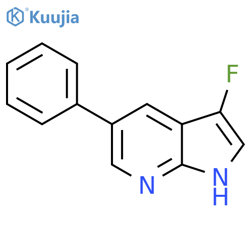 3-Fluoro-5-phenyl-1H-pyrrolo[2,3-b]pyridine structure