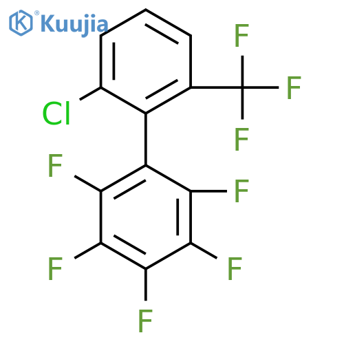 6'-Chloro-2,3,4,5,6-pentafluoro-2'-(trifluoromethyl)biphenyl structure