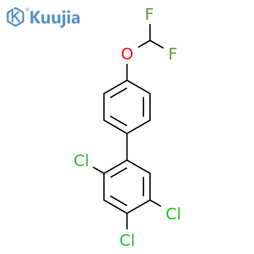 4'-Difluoromethoxy-2,4,5-trichlorobiphenyl structure