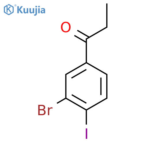 3'-Bromo-4'-iodopropiophenone structure