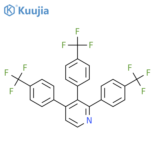 2,3,4-Tris(4-(trifluoromethyl)phenyl)pyridine structure