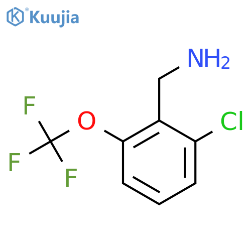 2-Chloro-6-(trifluoromethoxy)benzylamine structure