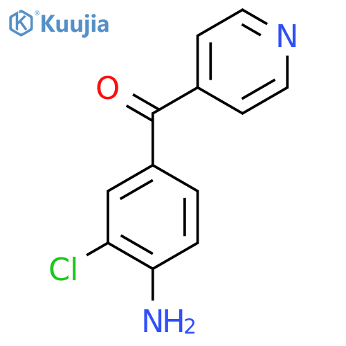 4-(4-Amino-3-chlorobenzoyl)pyridine structure