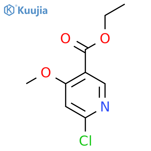 Ethyl 6-chloro-4-methoxynicotinate structure