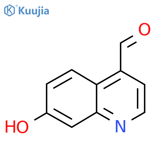 7-Hydroxyquinoline-4-carboxaldehyde structure