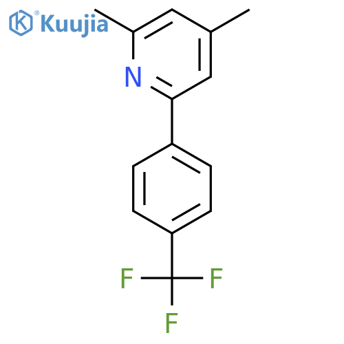 2,4-Dimethyl-6-(4-(trifluoromethyl)phenyl)pyridine structure