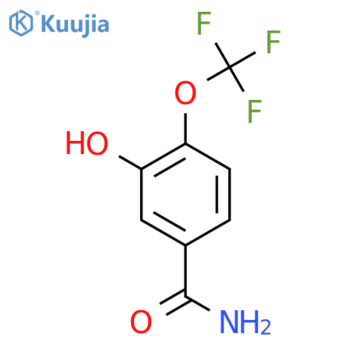 3-Hydroxy-4-(trifluoromethoxy)benzamide structure