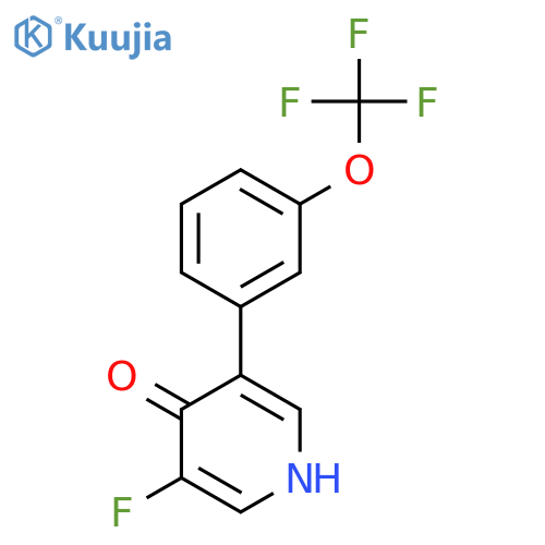 3-Fluoro-4-hydroxy-5-(3-(trifluoromethoxy)phenyl)pyridine structure