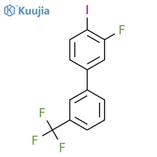 3-Fluoro-4-iodo-3'-(trifluoromethyl)biphenyl structure