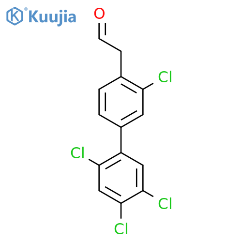 3,2',4',5'-Tetrachlorobiphenyl-4-ethanone structure