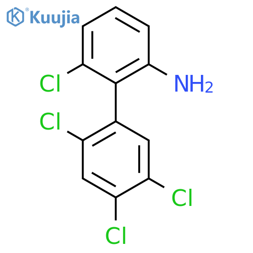 6,2',4',5'-Tetrachlorobiphenyl-2-ylamine structure