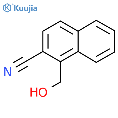 2-Cyanonaphthalene-1-methanol structure
