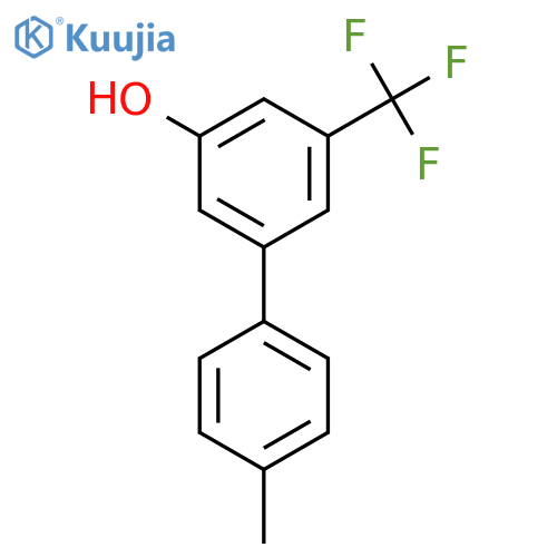 5-(4-Methylphenyl)-3-trifluoromethylphenol structure