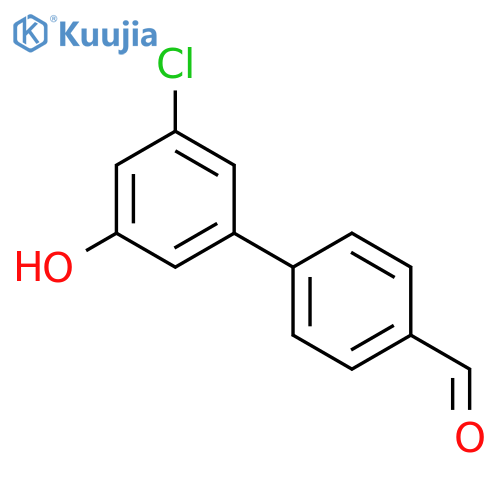 3-Chloro-5-(4-formylphenyl)phenol structure