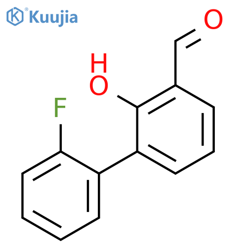 6-(2-Fluorophenyl)-2-formylphenol structure