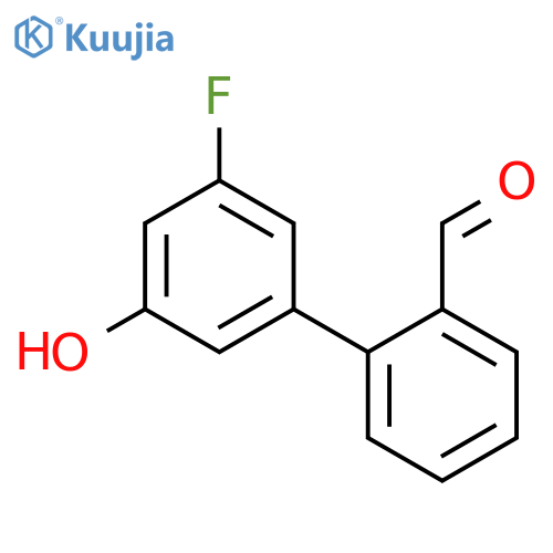3-Fluoro-5-(2-formylphenyl)phenol structure