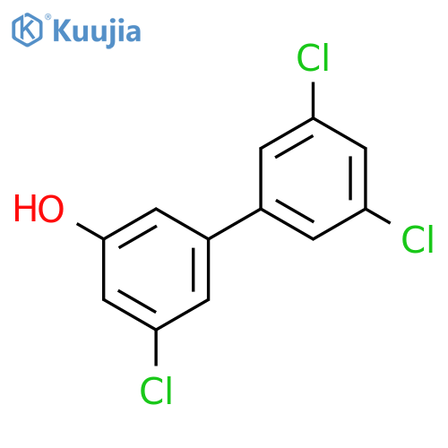 3-Chloro-5-(3,5-dichlorophenyl)phenol structure