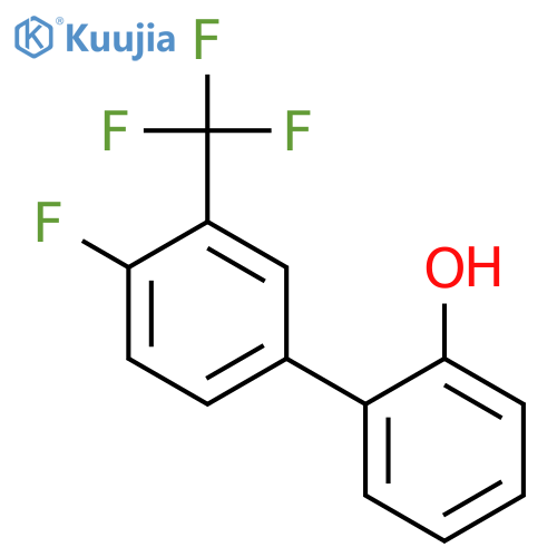 2-(4-Fluoro-3-trifluoromethylphenyl)phenol structure