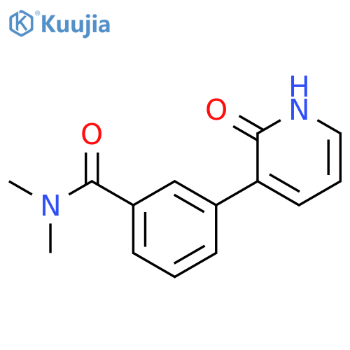 3-[3-(N,N-Dimethylaminocarbonyl)phenyl]-2-hydroxypyridine structure