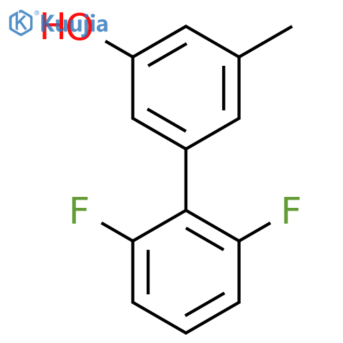 5-(2,6-Difluorophenyl)-3-methylphenol structure
