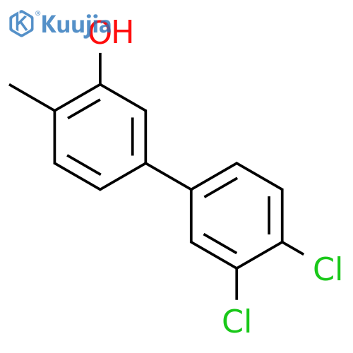 5-(3,4-Dichlorophenyl)-2-methylphenol structure