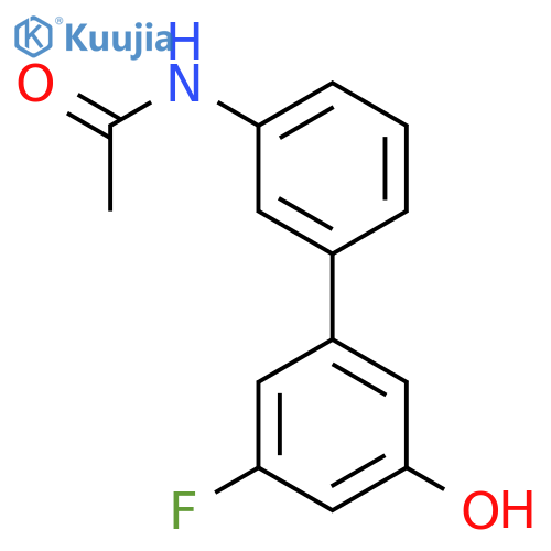 5-(3-Acetylaminophenyl)-3-fluorophenol structure