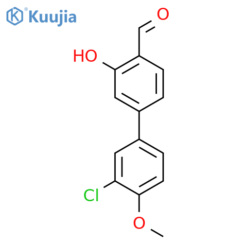 5-(3-Chloro-4-methoxyphenyl)-2-formylphenol structure