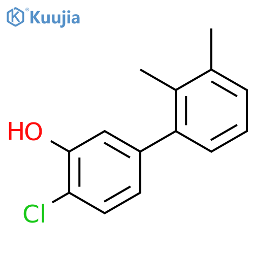 2-chloro-5-(2,3-dimethylphenyl)phenol structure