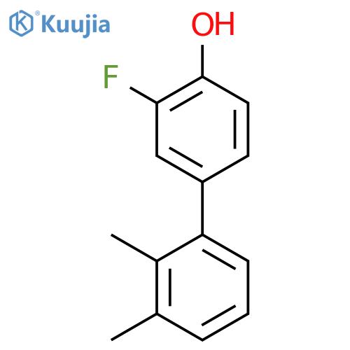 4-(2,3-Dimethylphenyl)-2-fluorophenol structure