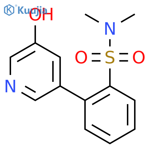 5-(2-N,N-Dimethylsulfamoylphenyl)-3-hydroxypyridine structure