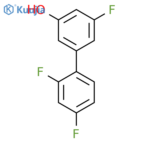 5-(2,4-Difluorophenyl)-3-fluorophenol structure