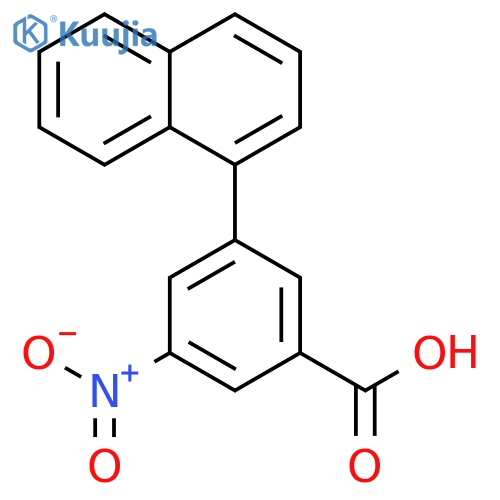 3-(Naphthalen-1-yl)-5-nitrobenzoic acid structure