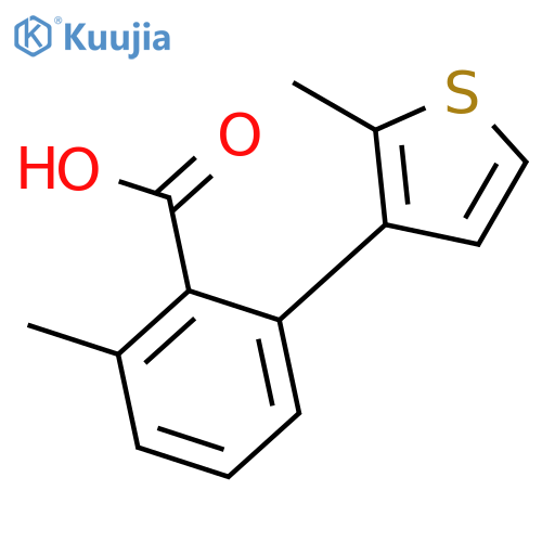 6-Methyl-2-(2-methylthiophenyl)benzoic acid structure