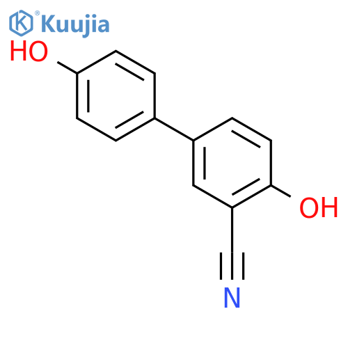 2-Cyano-4-(4-hydroxyphenyl)phenol structure