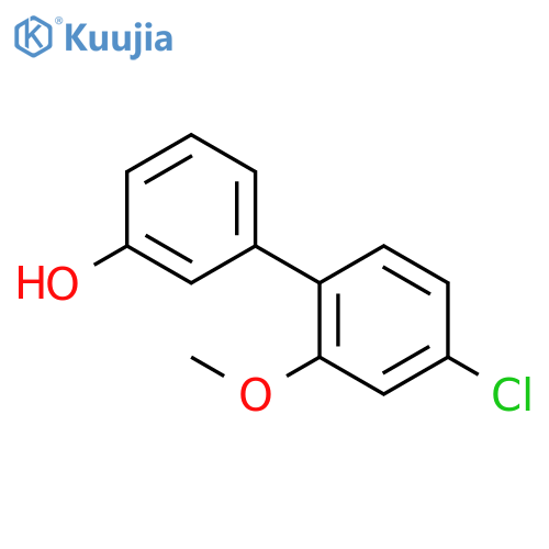 3-(4-Chloro-2-methoxyphenyl)phenol structure