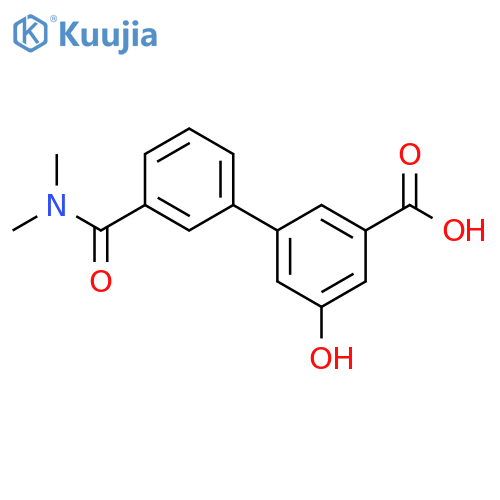 [1,1'-Biphenyl]-3-carboxylic acid, 3'-[(dimethylamino)carbonyl]-5-hydroxy- structure